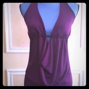 Wet Seal Purple Halter Top Tunic
